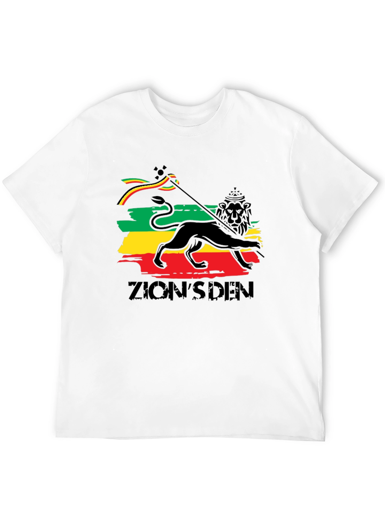 Zions Den Lion T-Shirt - Reggae Style