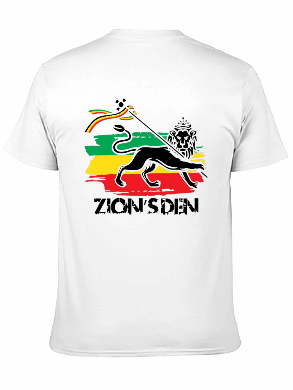 Zions Den Lion T-Shirt - Reggae Style
