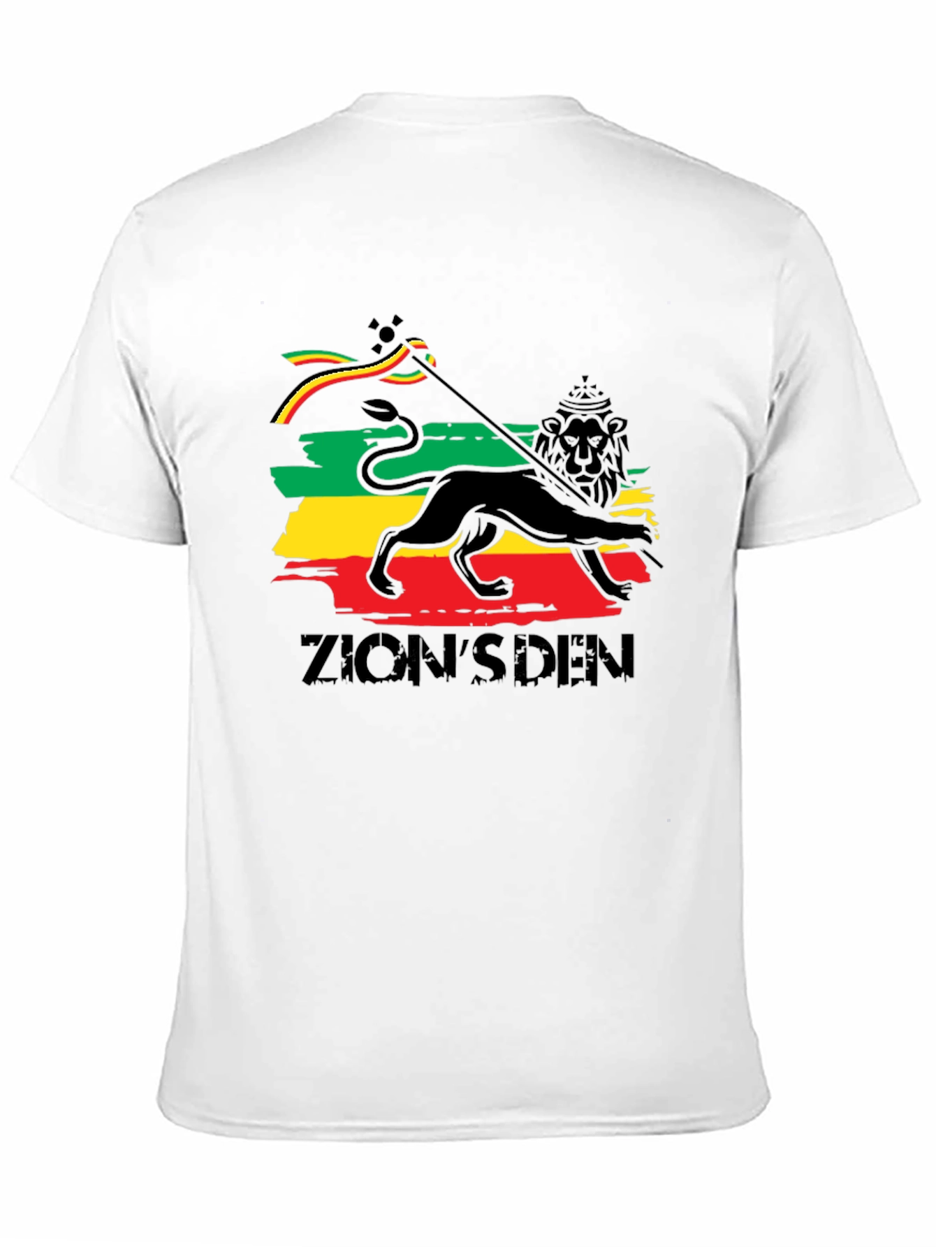 Zions Den Lion T-Shirt - Reggae Style