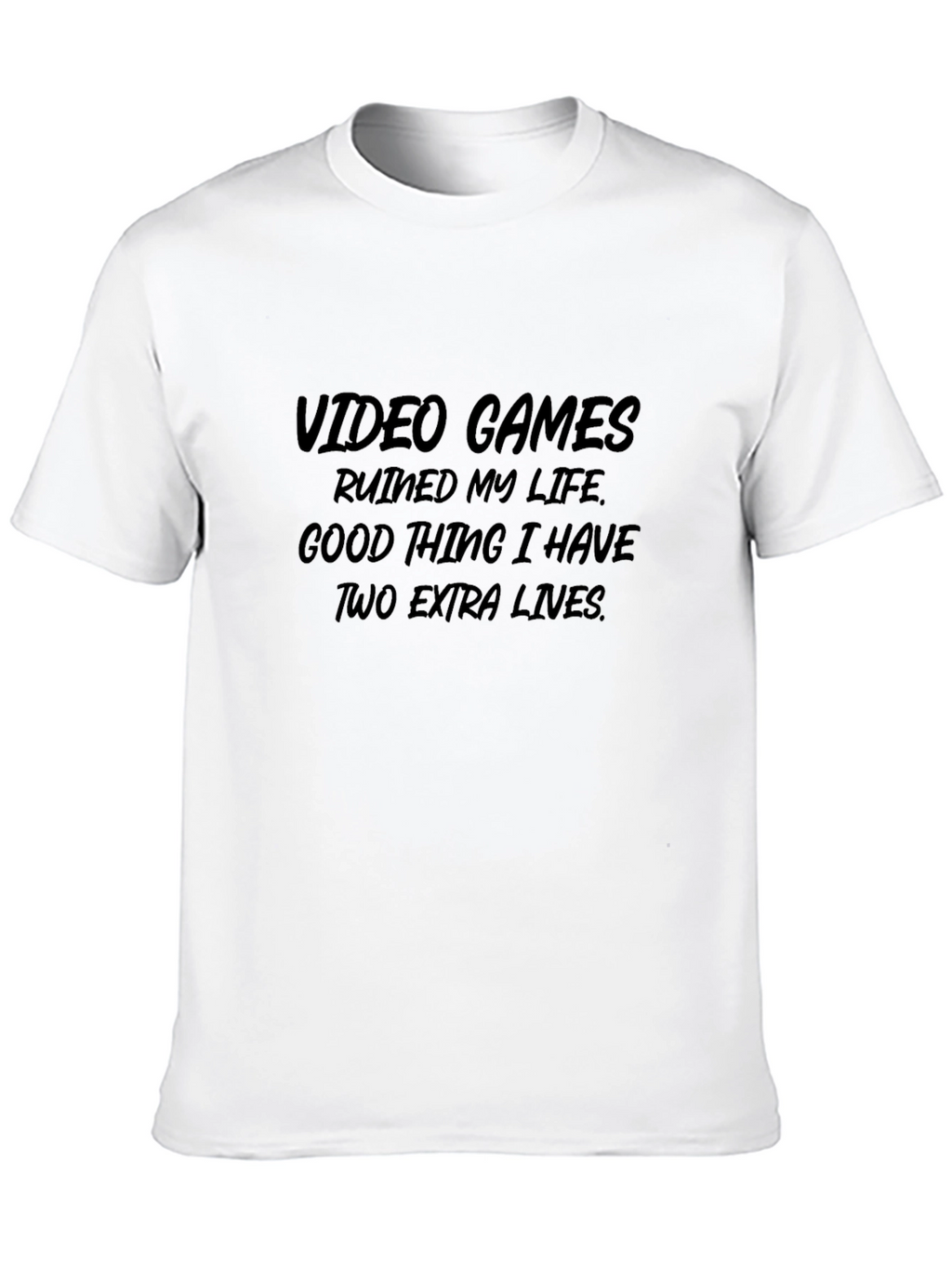 Video Games Ruined My Life Mens Graphic T-Shirt