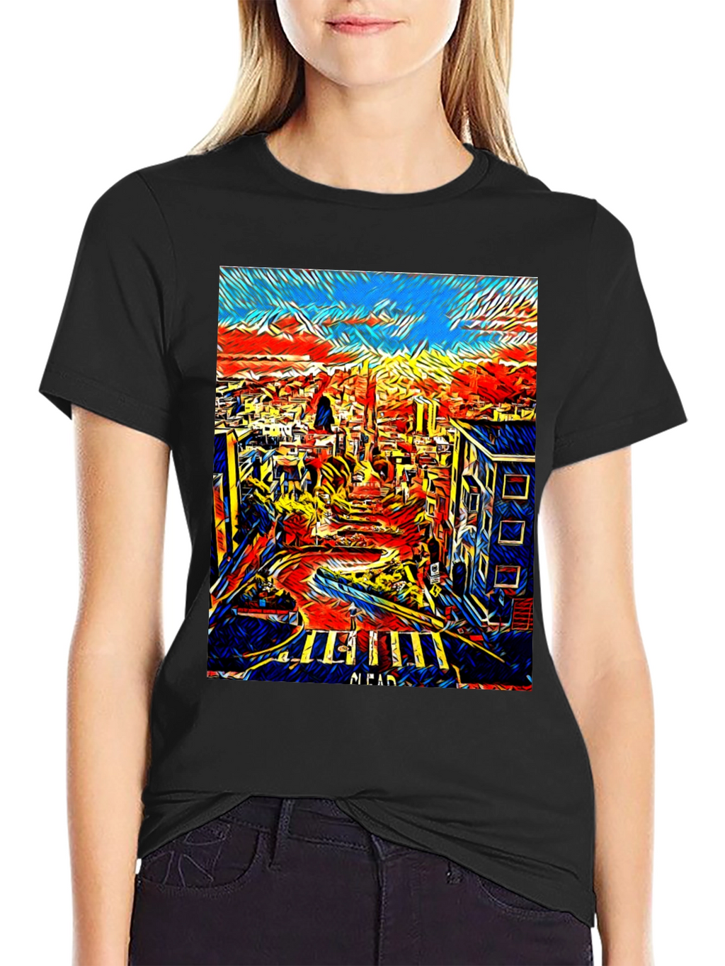 San Francisco Art T-Shirt - Cityscape Tee