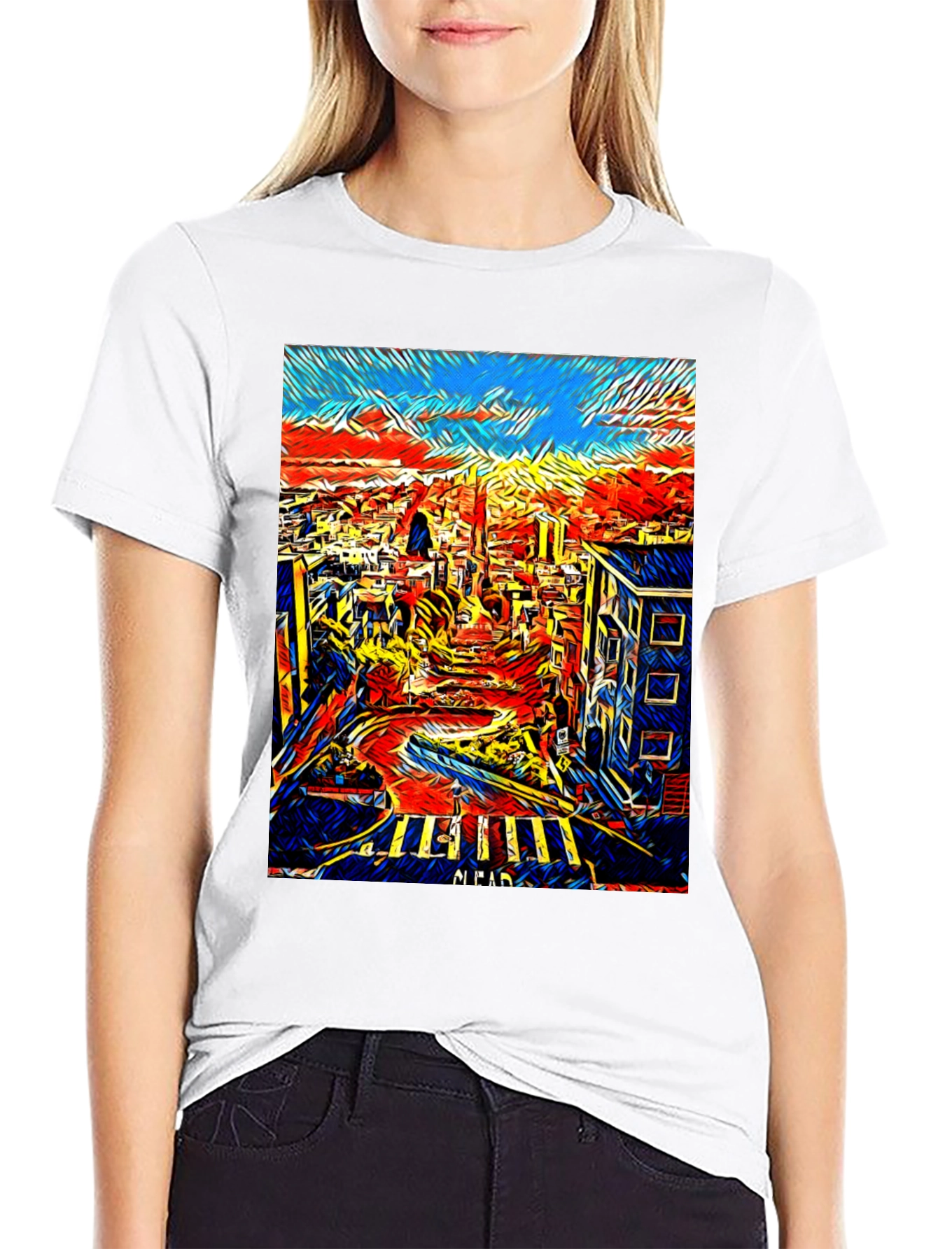San Francisco Art T-Shirt - Cityscape Tee