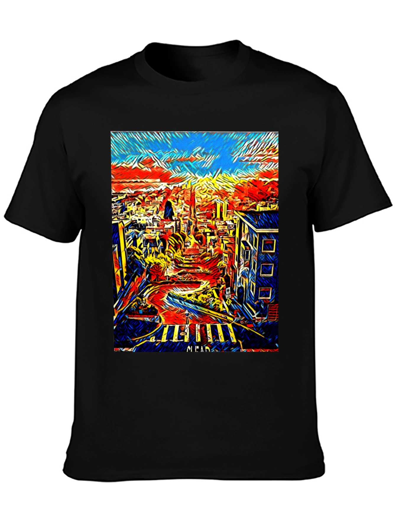 San Francisco Art T-Shirt - Cityscape Tee