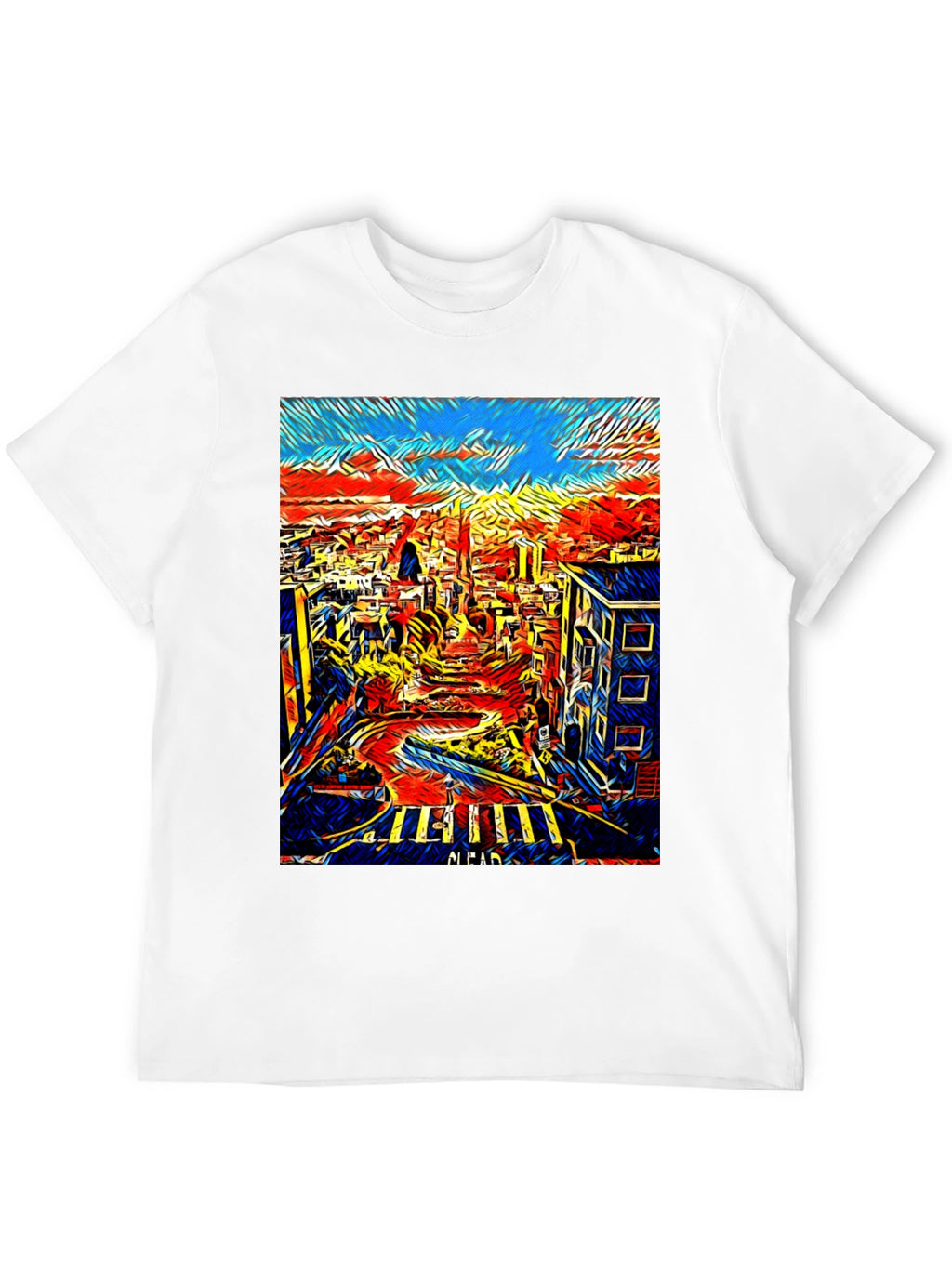 San Francisco Art T-Shirt - Cityscape Tee
