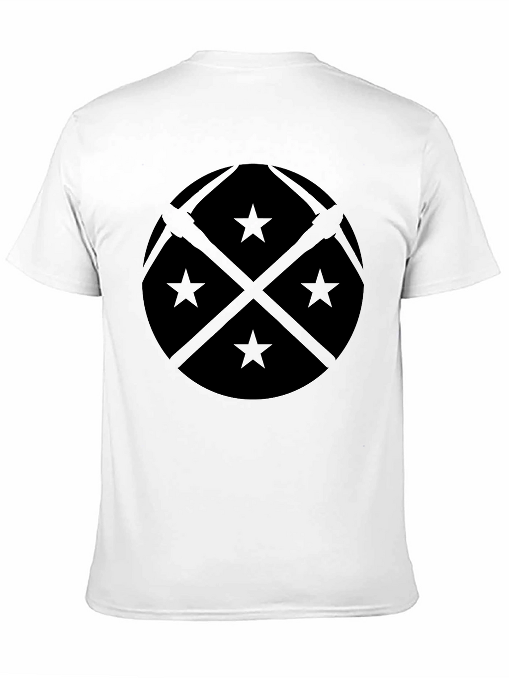 Black Denver Pickaxes & Stars Graphic T-Shirt