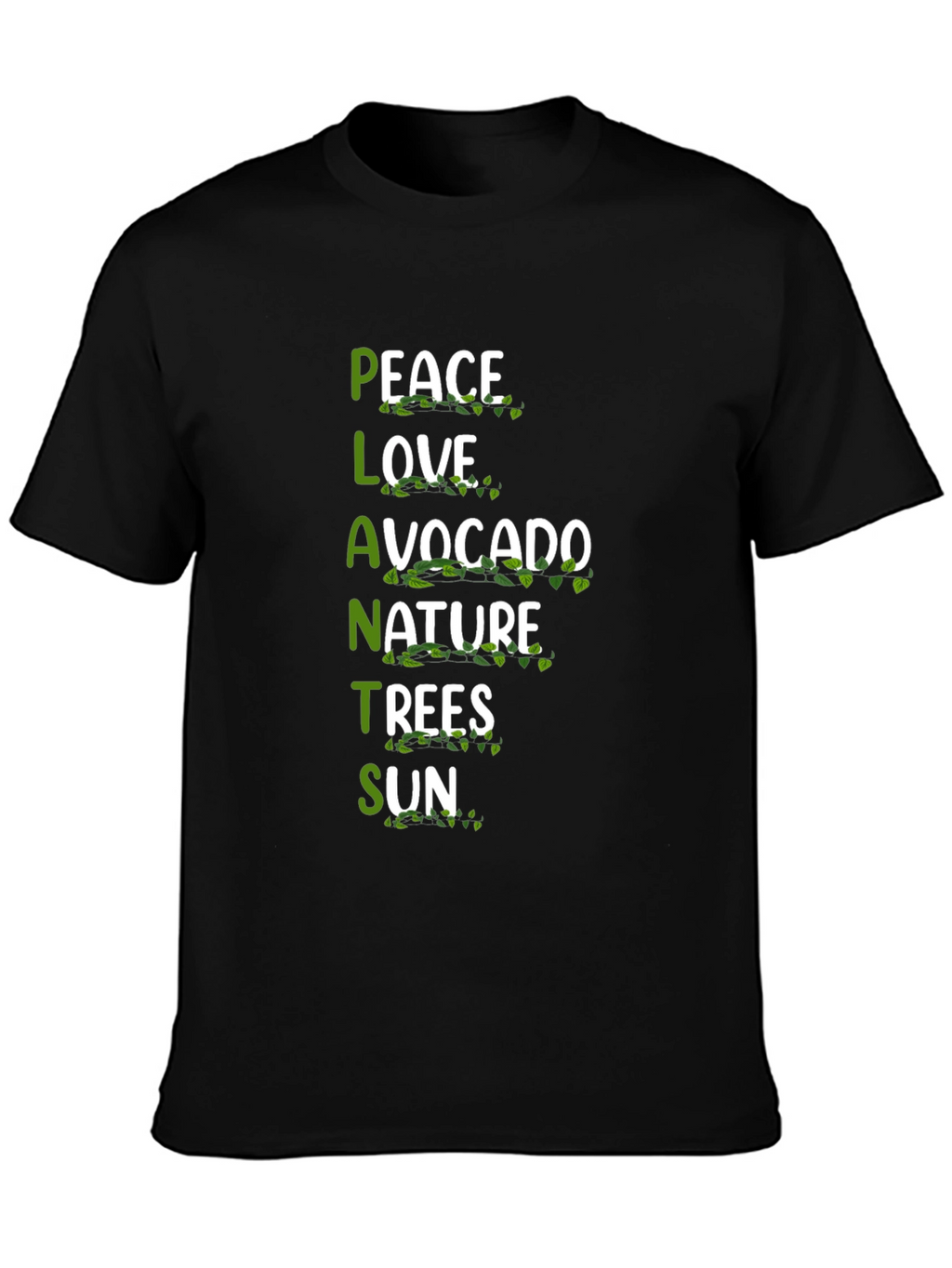 Plants Peace Love Avocado Nature T-Shirt
