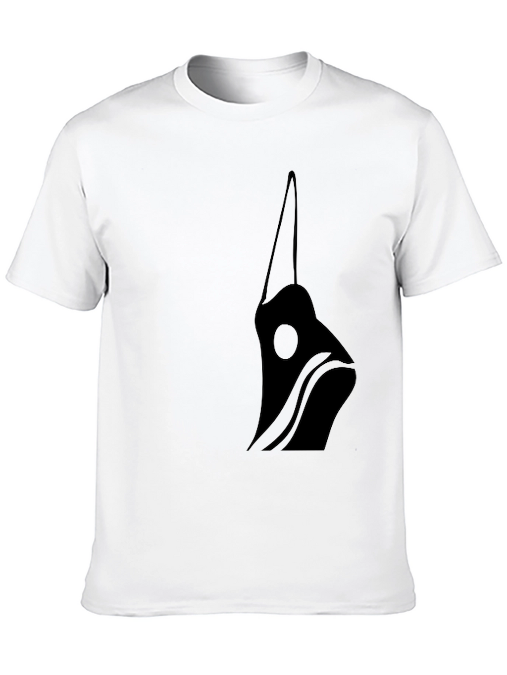 Stylish Black Graphic Tee - Unique Design