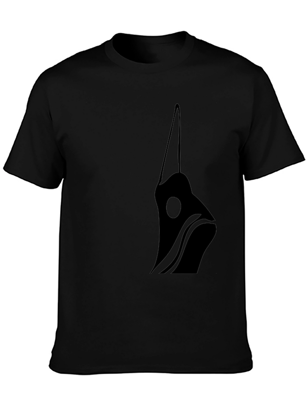 Stylish Black Graphic Tee - Unique Design