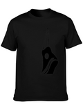 Stylish Black Graphic Tee - Unique Design