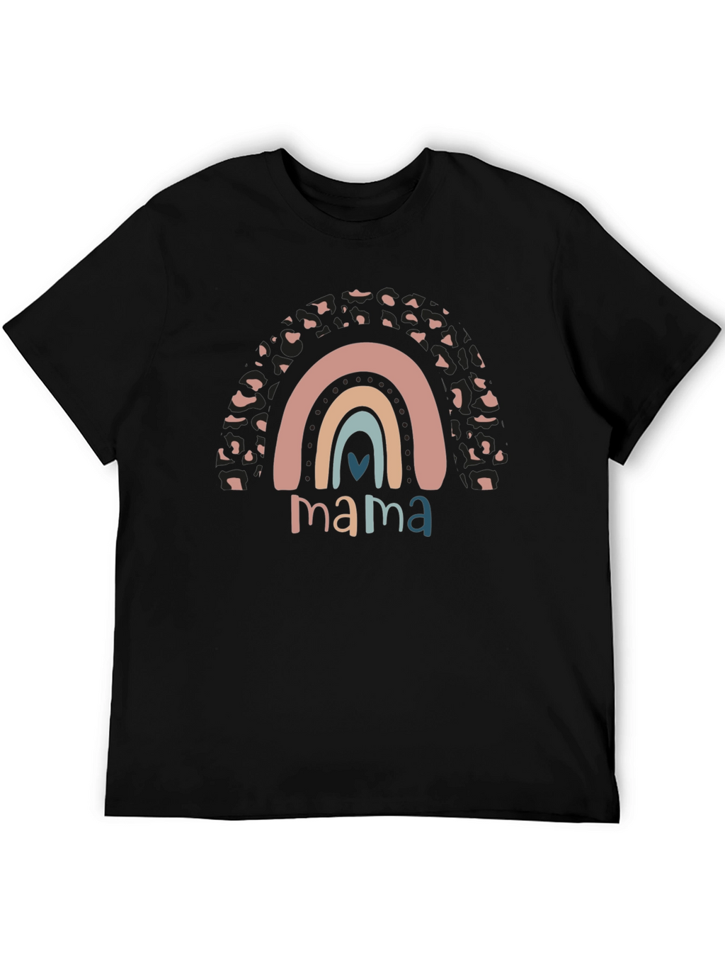 Mama Rainbow Graphic Tee - Stylish Mom Apparel