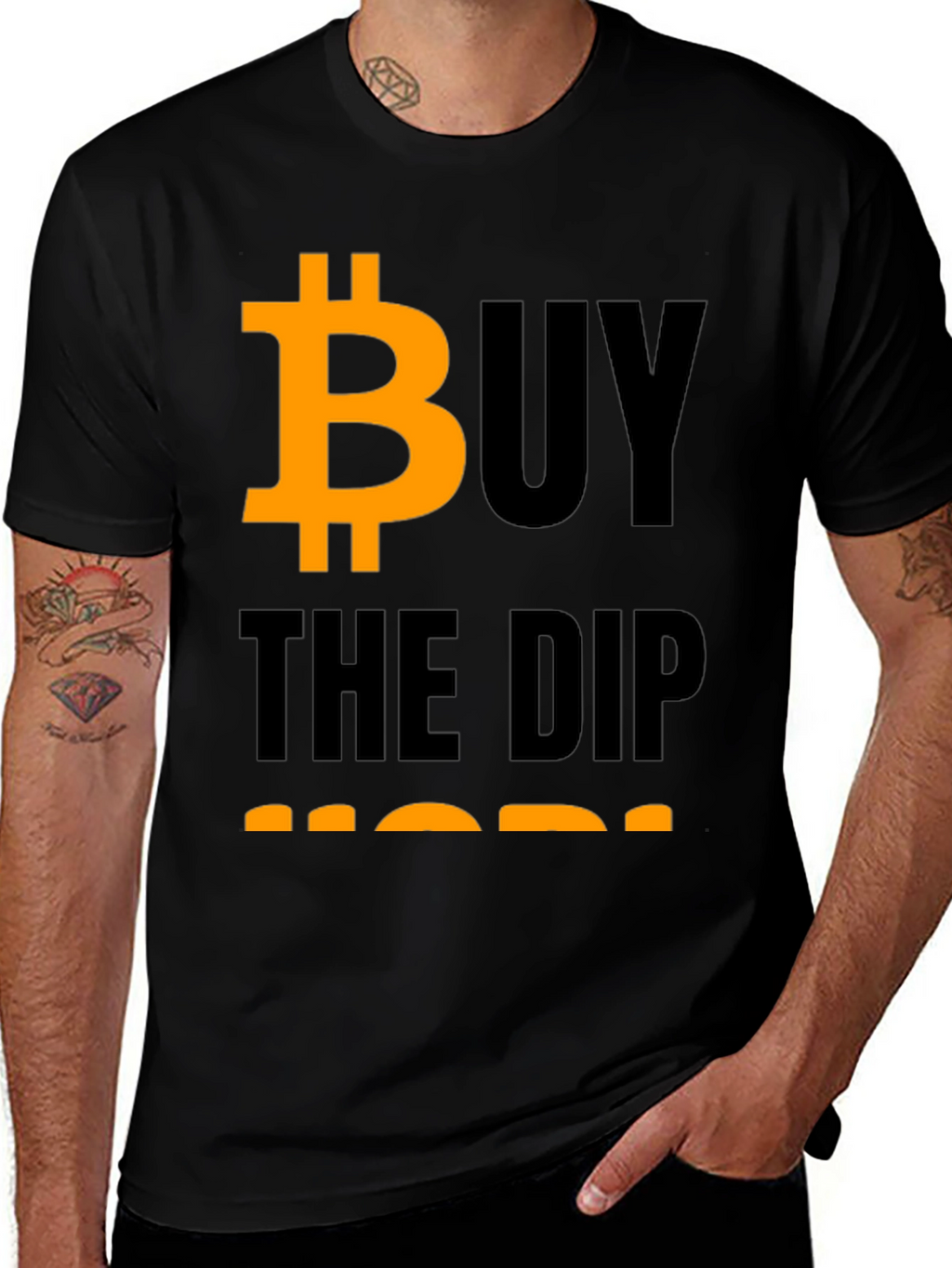 Buy The Dip HODL Bitcoin Crypto T-Shirt