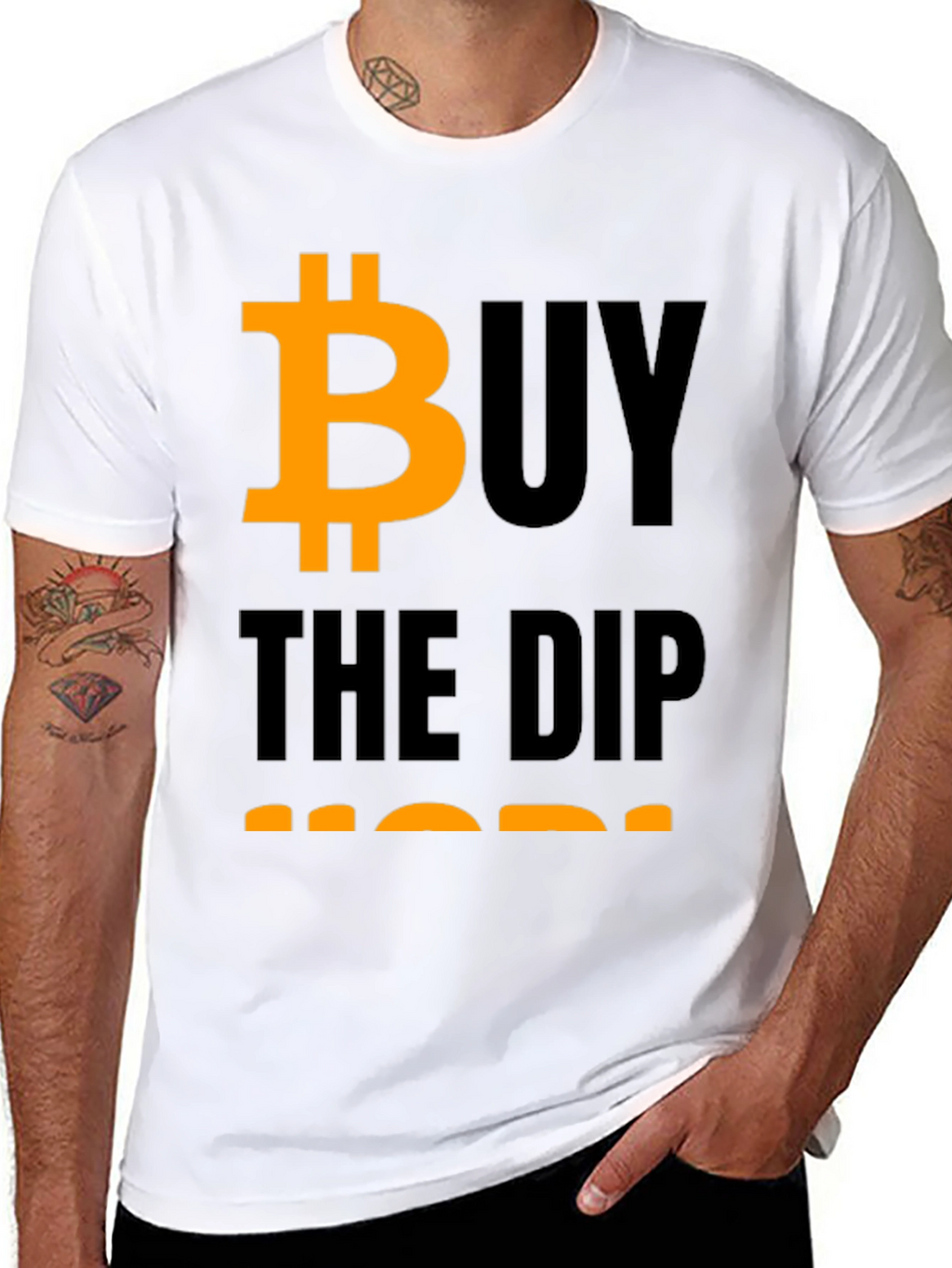 Buy The Dip HODL Bitcoin Crypto T-Shirt