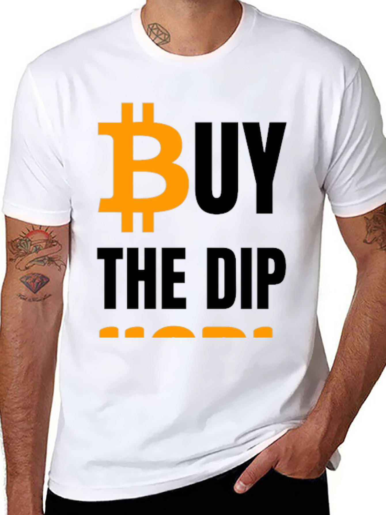 Buy The Dip HODL Bitcoin Crypto T-Shirt