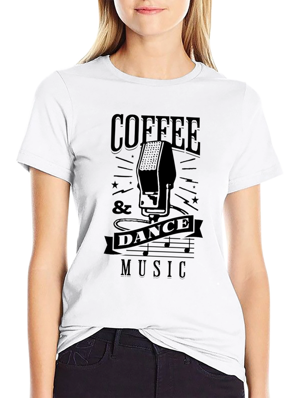 Coffee & Dance Music Graphic Tee