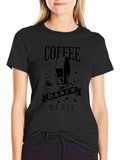 Coffee & Dance Music Graphic Tee