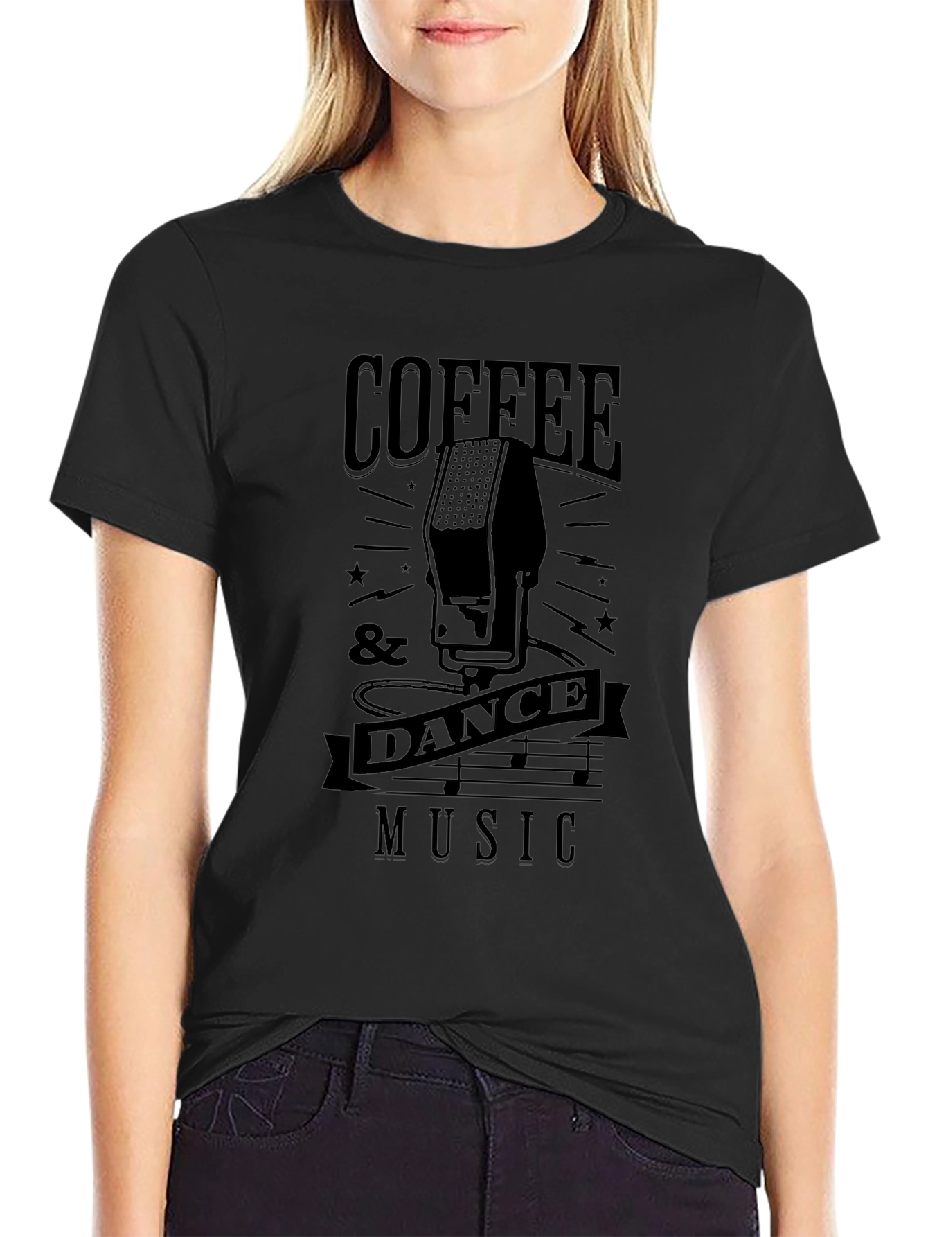 Coffee & Dance Music Graphic Tee