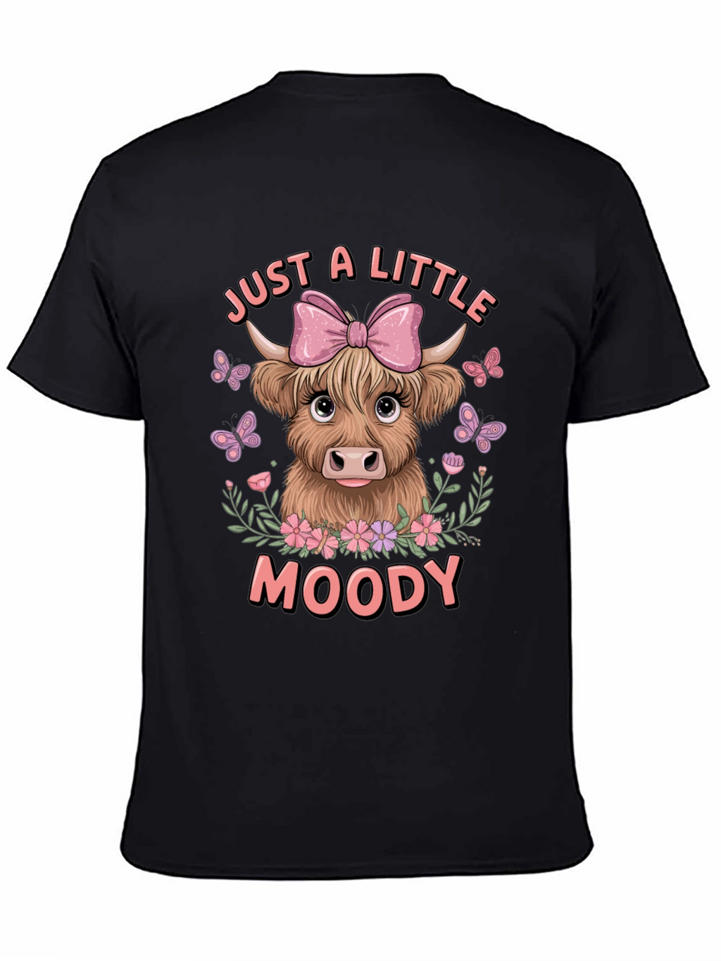 Moody Highland Cow Graphic Tee