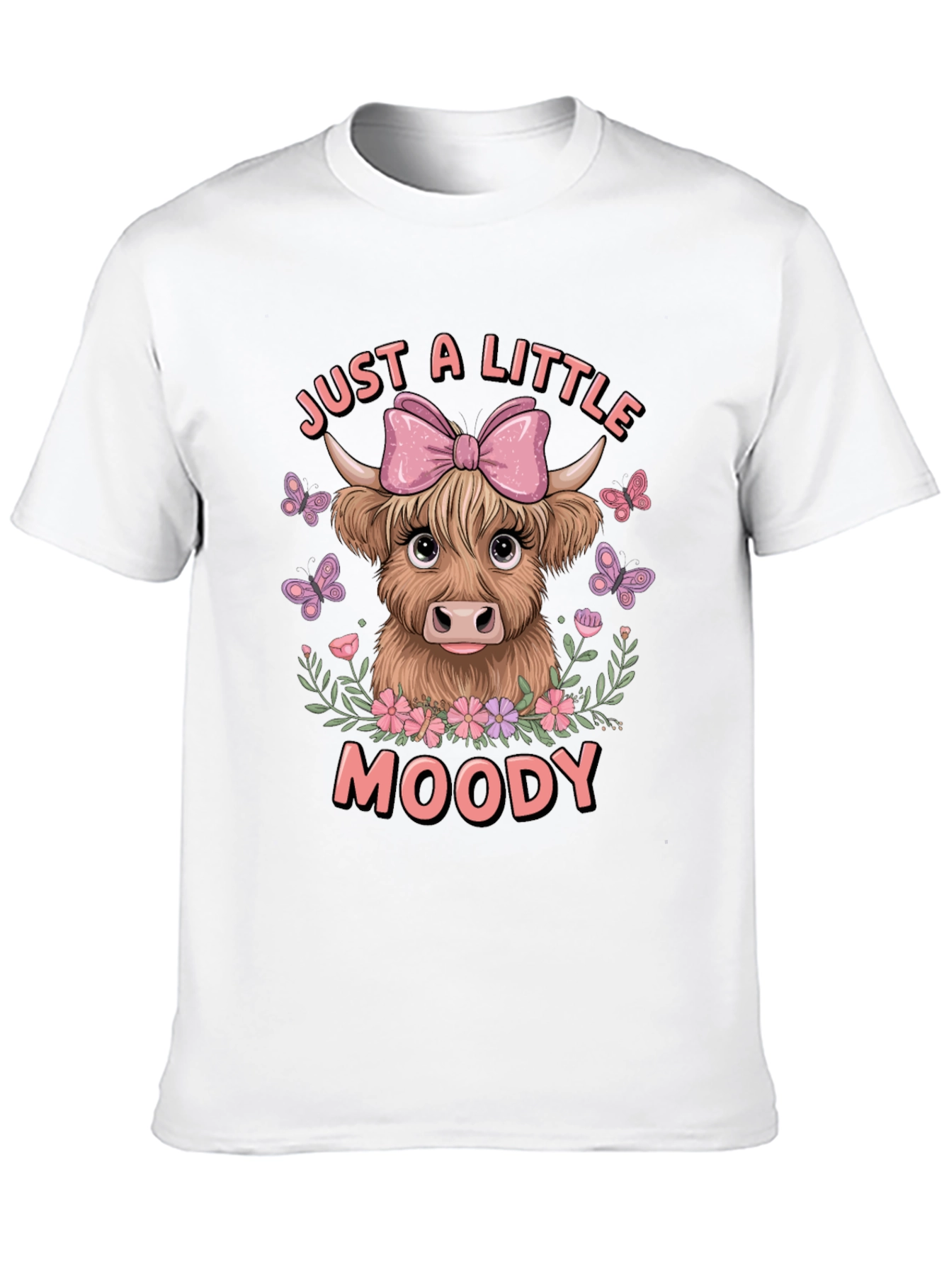 Moody Highland Cow Graphic Tee