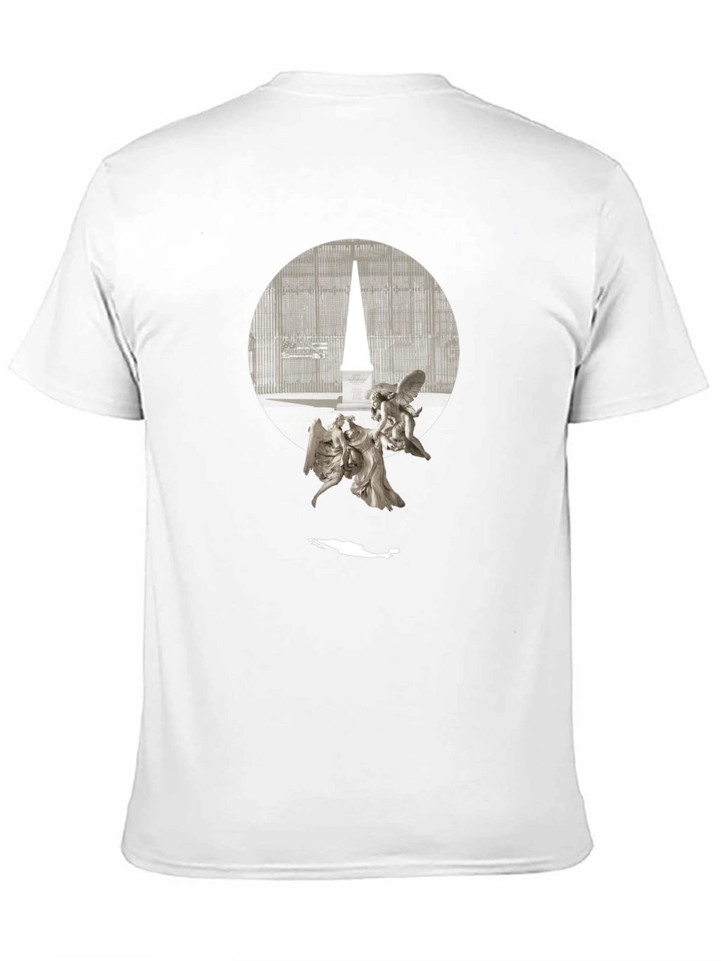 Angels & Obelisk Graphic Tee - Black
