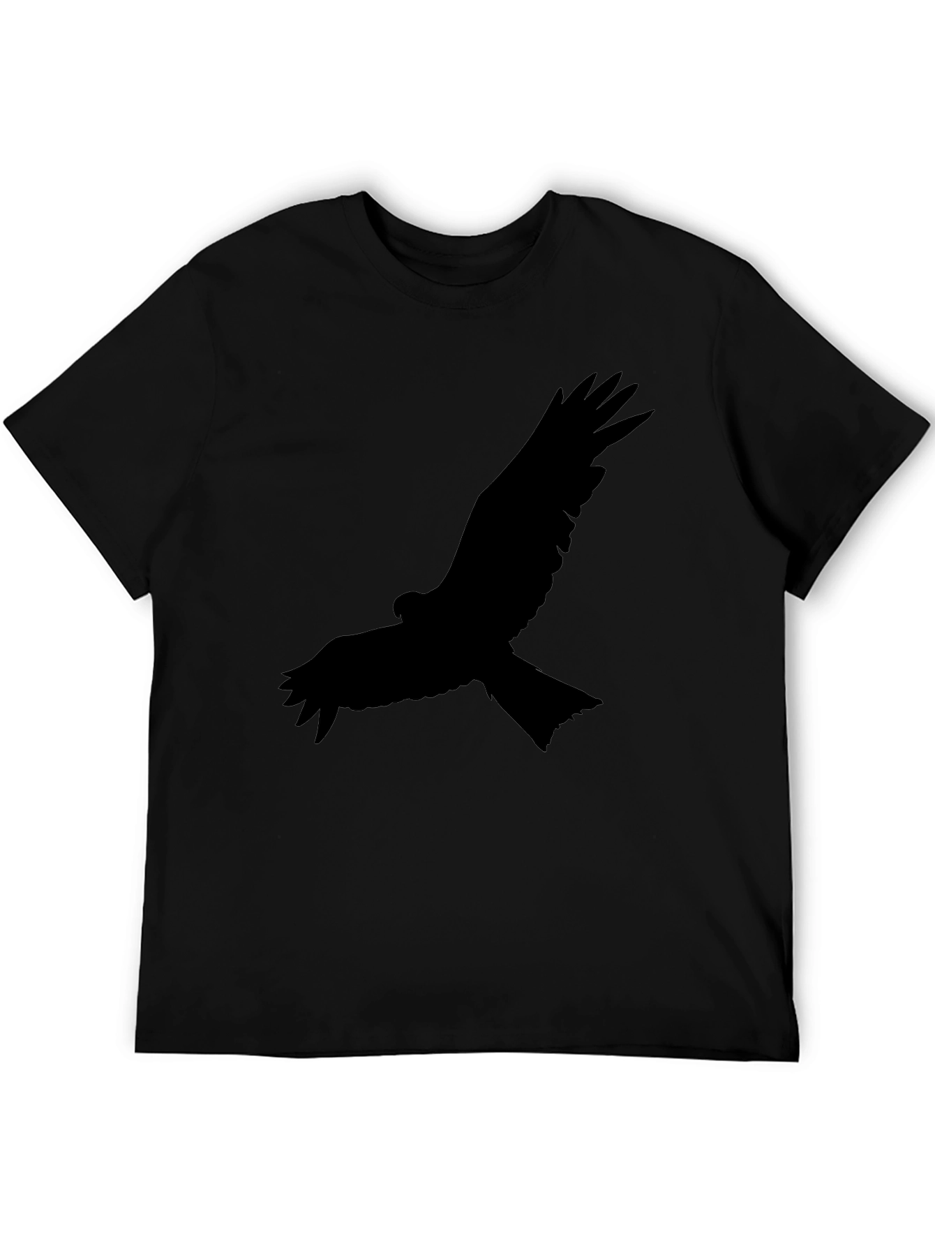 Black Eagle Silhouette Graphic T-Shirt