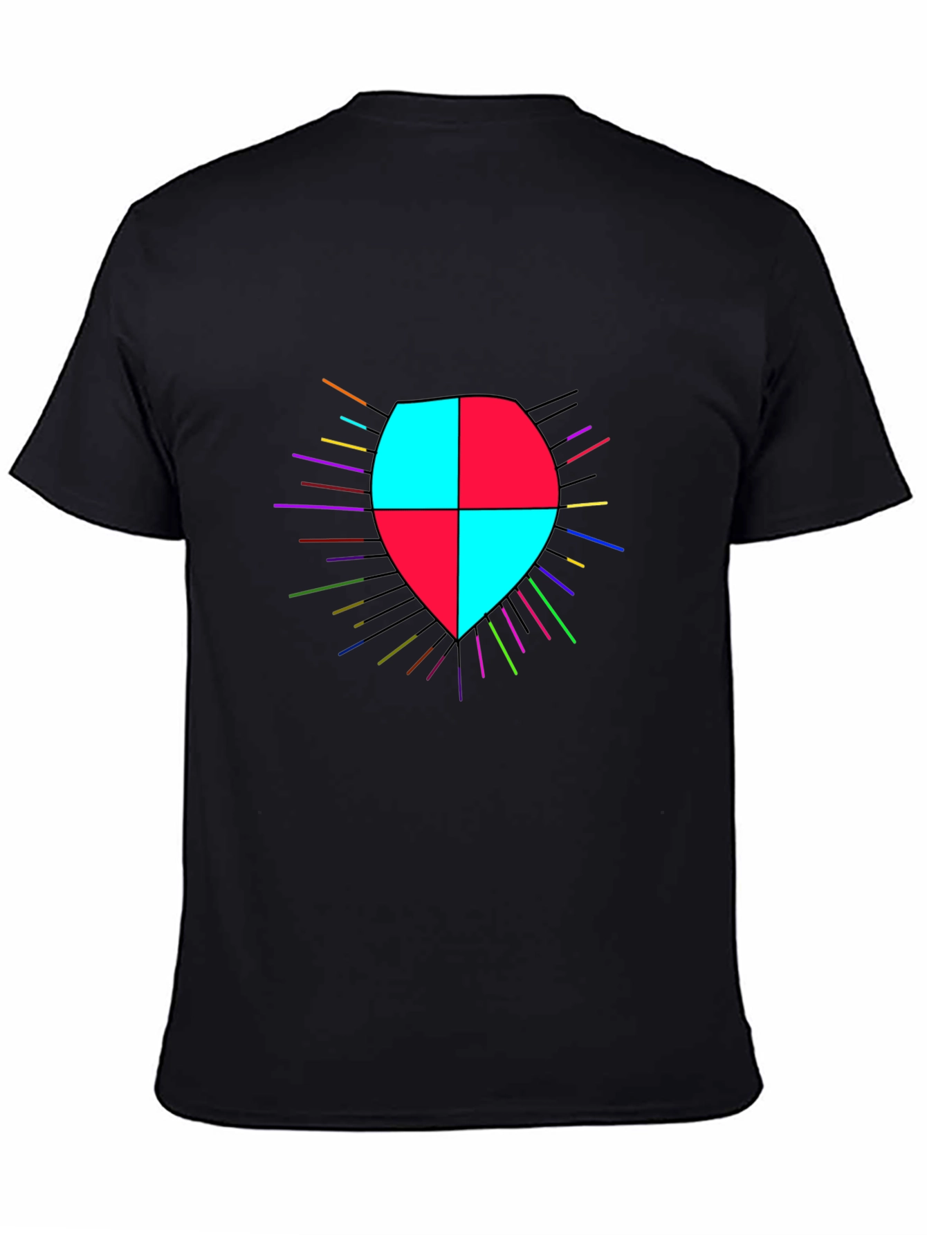 Shield Graphic Black T-Shirt