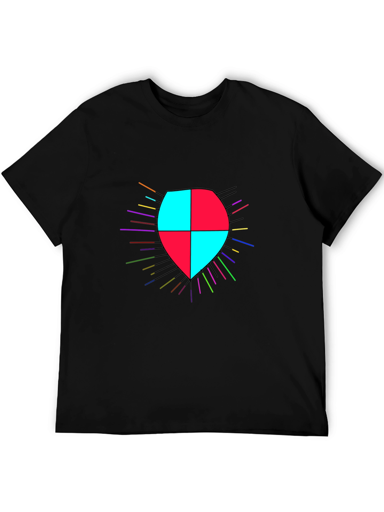 Shield Graphic Black T-Shirt
