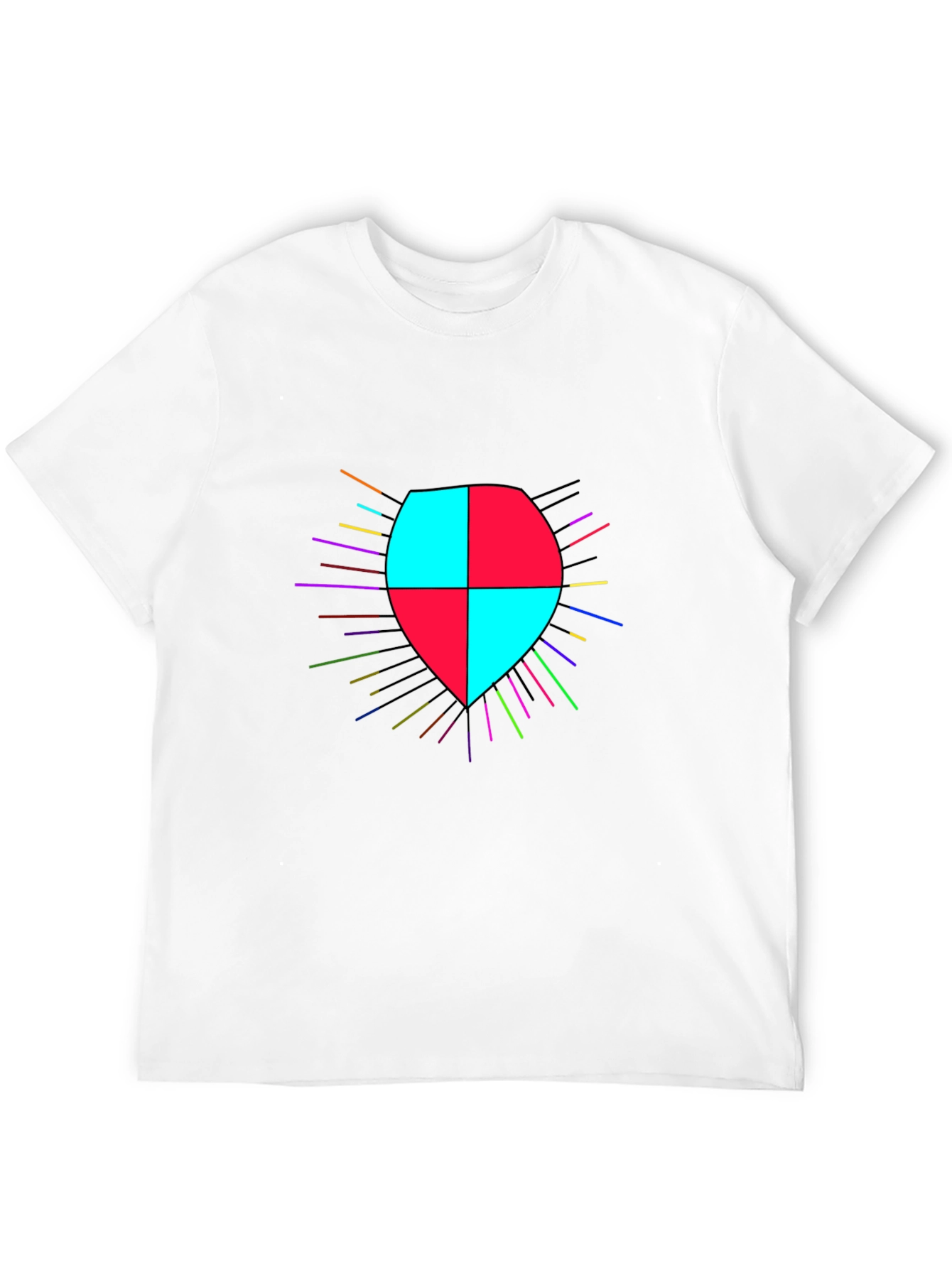 Shield Graphic Black T-Shirt