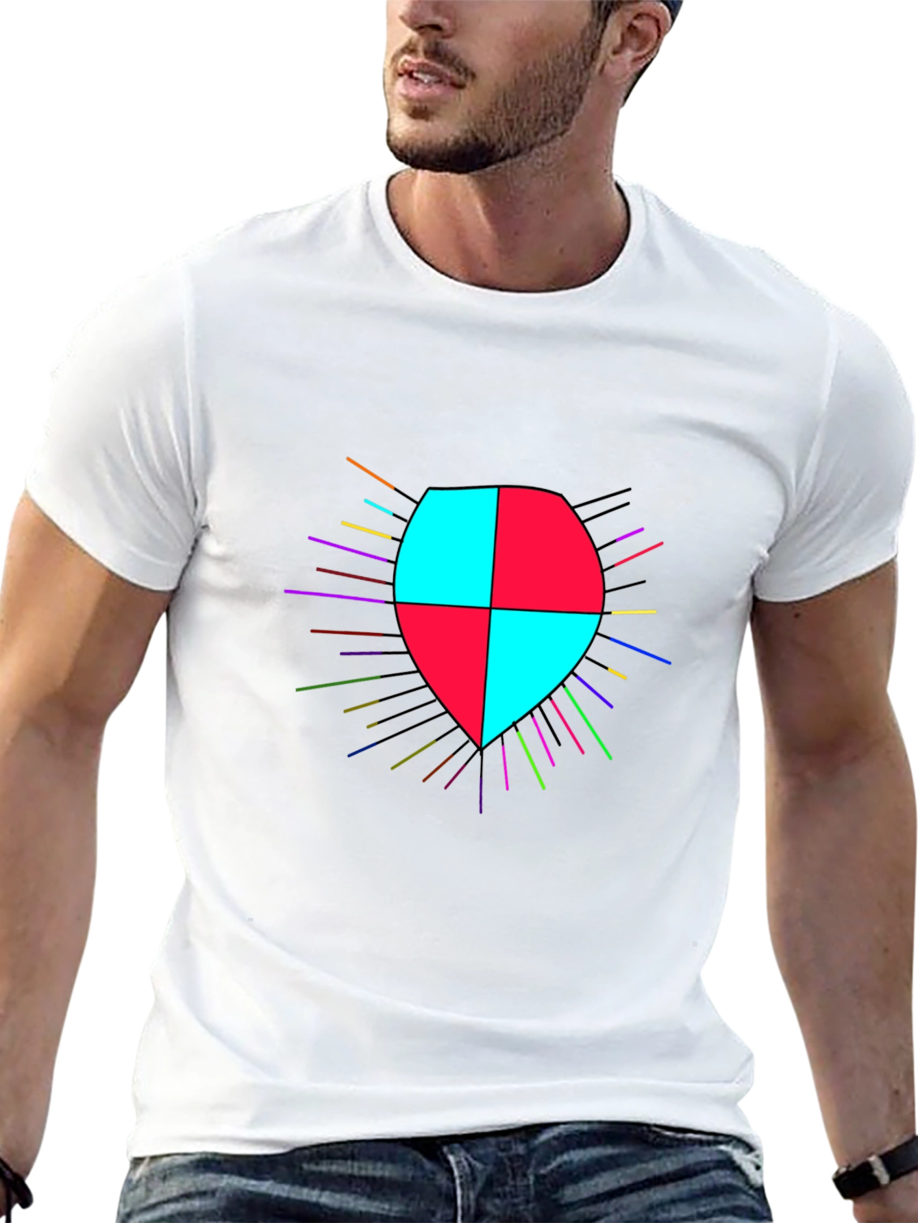 Shield Graphic Black T-Shirt
