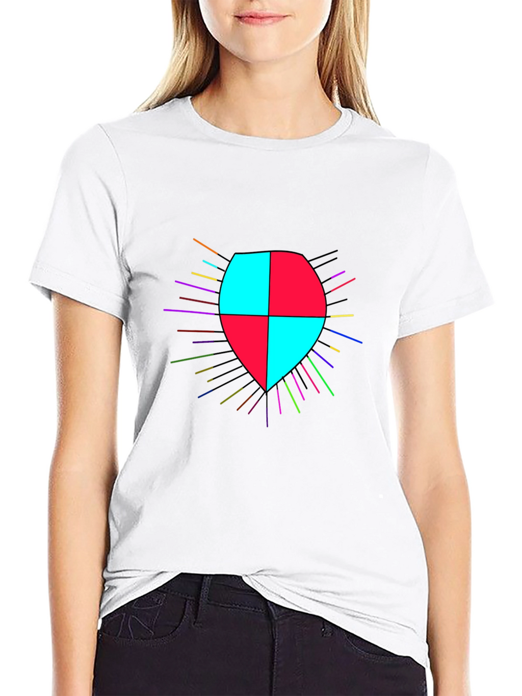 Shield Graphic Black T-Shirt