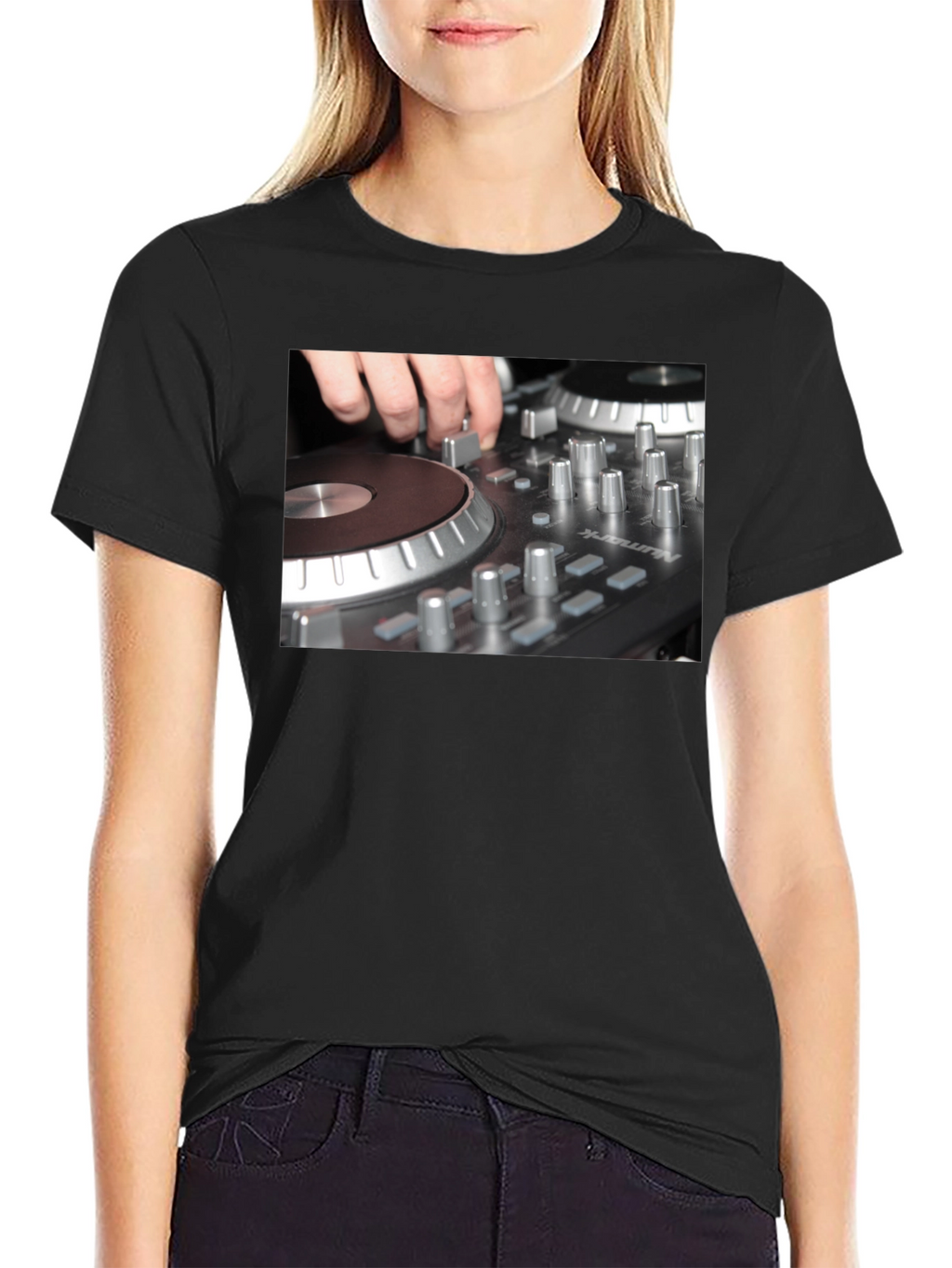 DJ Mixer Graphic T-Shirt - Music Lover Tee