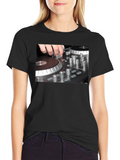 DJ Mixer Graphic T-Shirt - Music Lover Tee