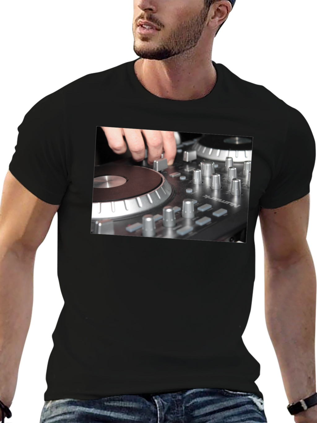 DJ Mixer Graphic T-Shirt - Music Lover Tee