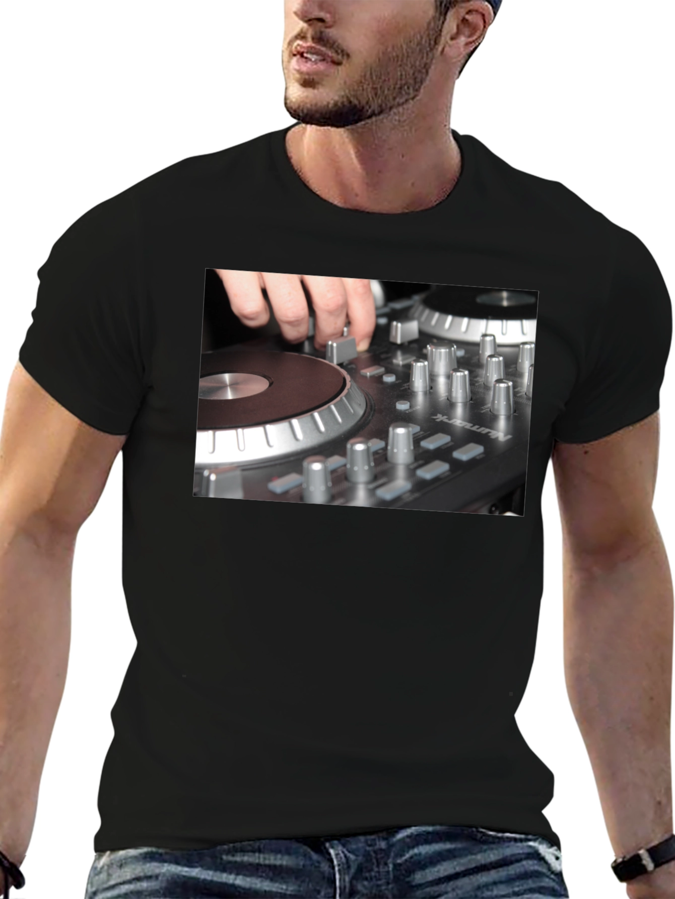 DJ Mixer Graphic T-Shirt - Music Lover Tee
