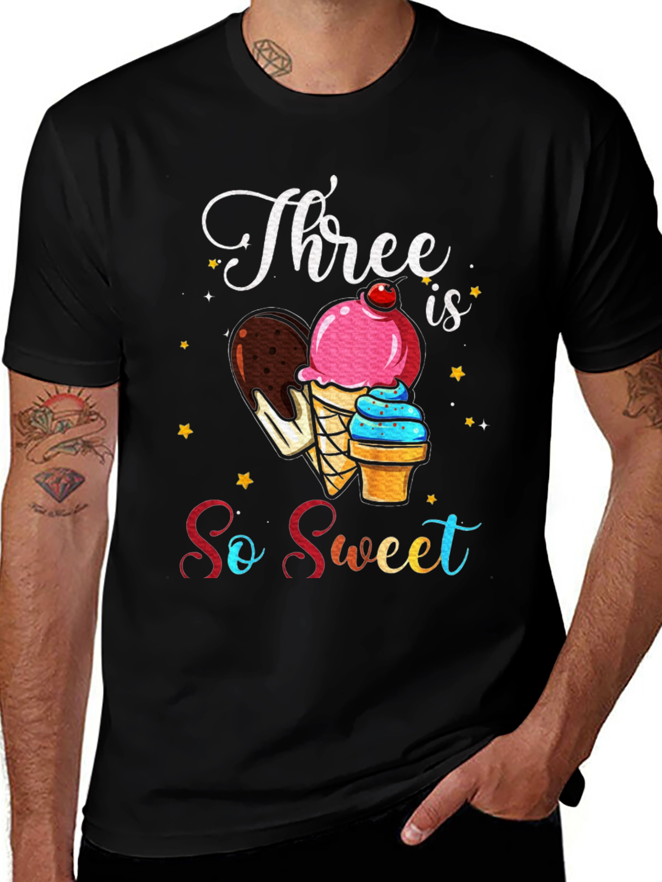 Three is So Sweet Birthday Shirt