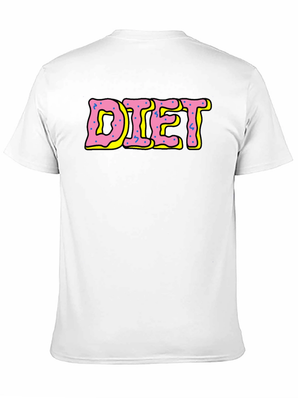 Diet Donut Style T-Shirt - Black