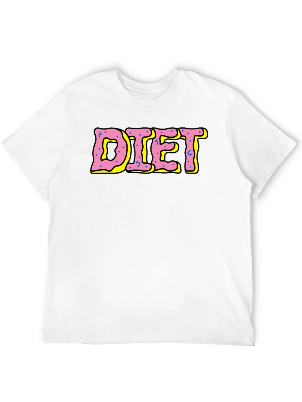 Diet Donut Style T-Shirt - Black