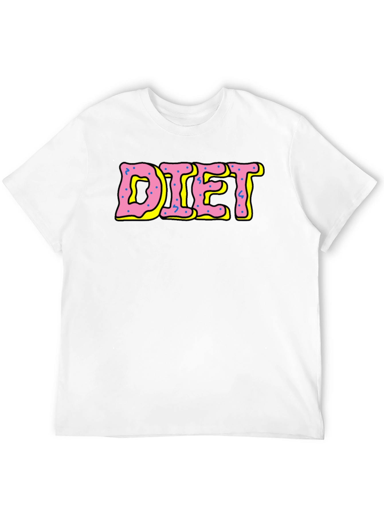 Diet Donut Style T-Shirt - Black