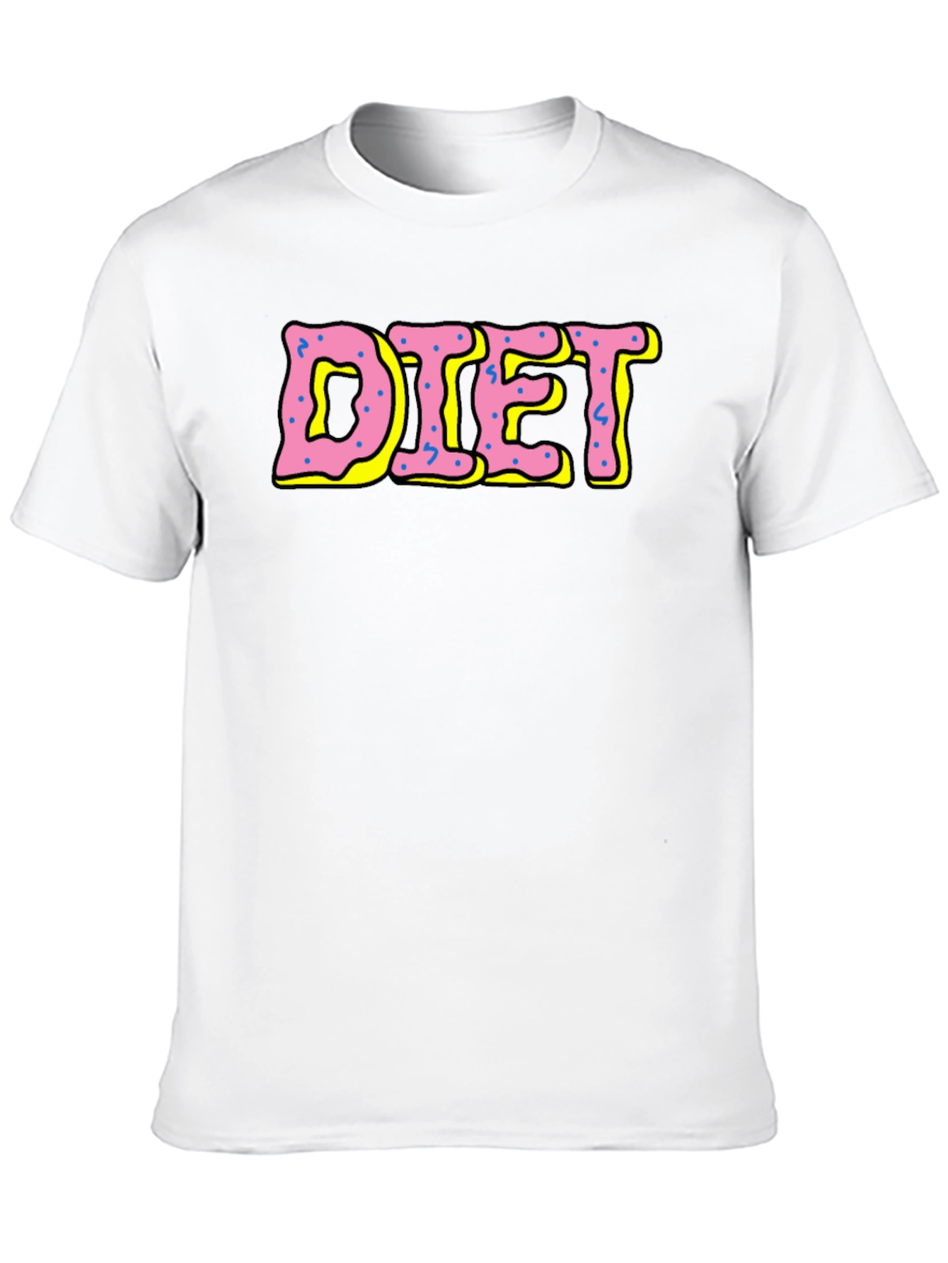 Diet Donut Style T-Shirt - Black