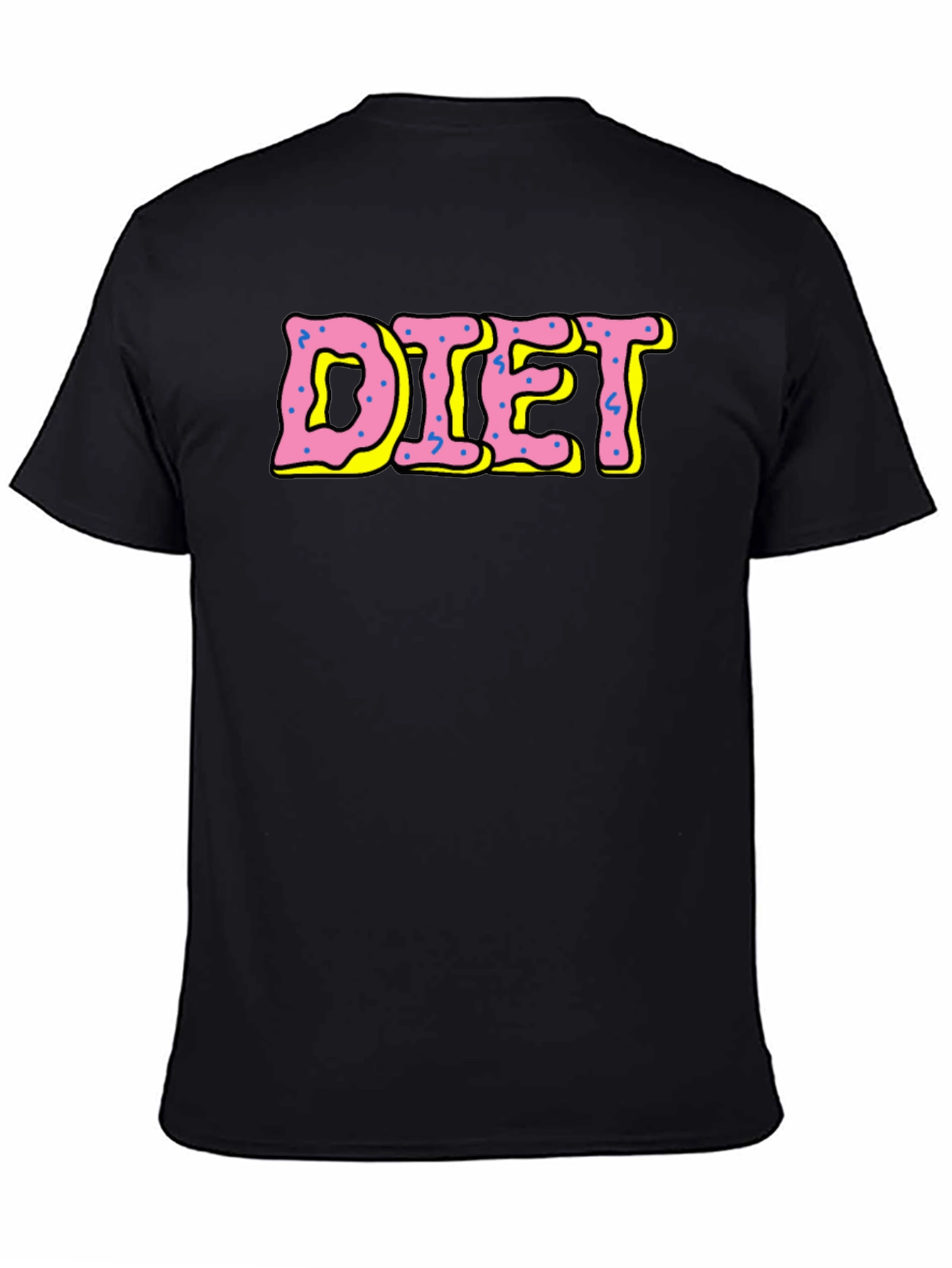 Diet Donut Style T-Shirt - Black