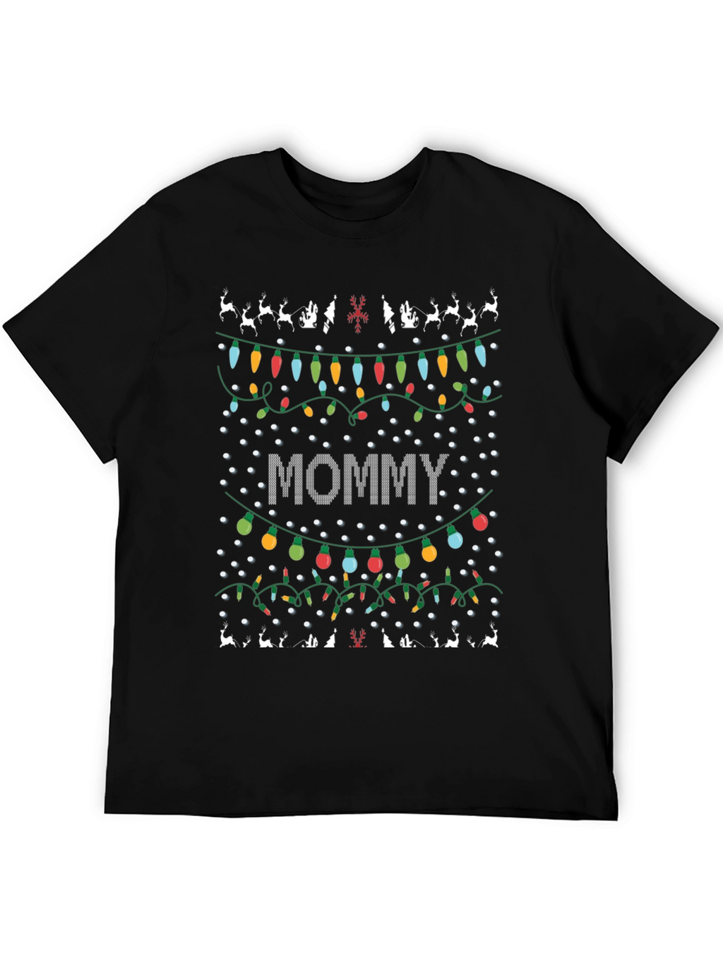 Mommy Christmas Lights T-Shirt