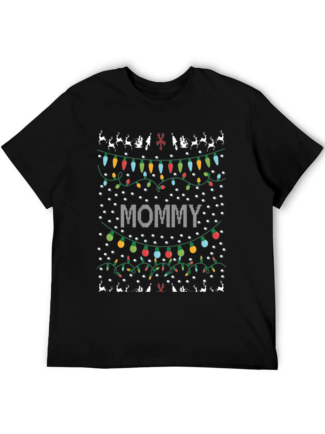 Mommy Christmas Lights T-Shirt