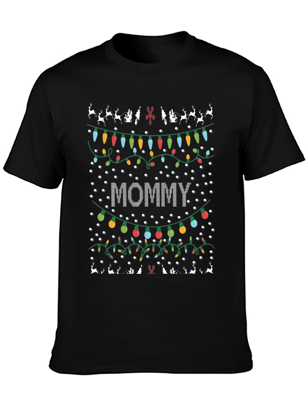Mommy Christmas Lights T-Shirt