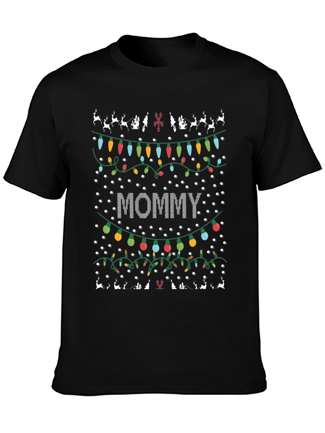 Mommy Christmas Lights T-Shirt