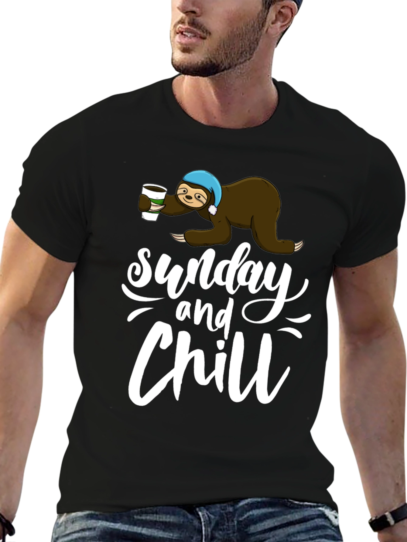 Sunday and Chill Sloth T-Shirt