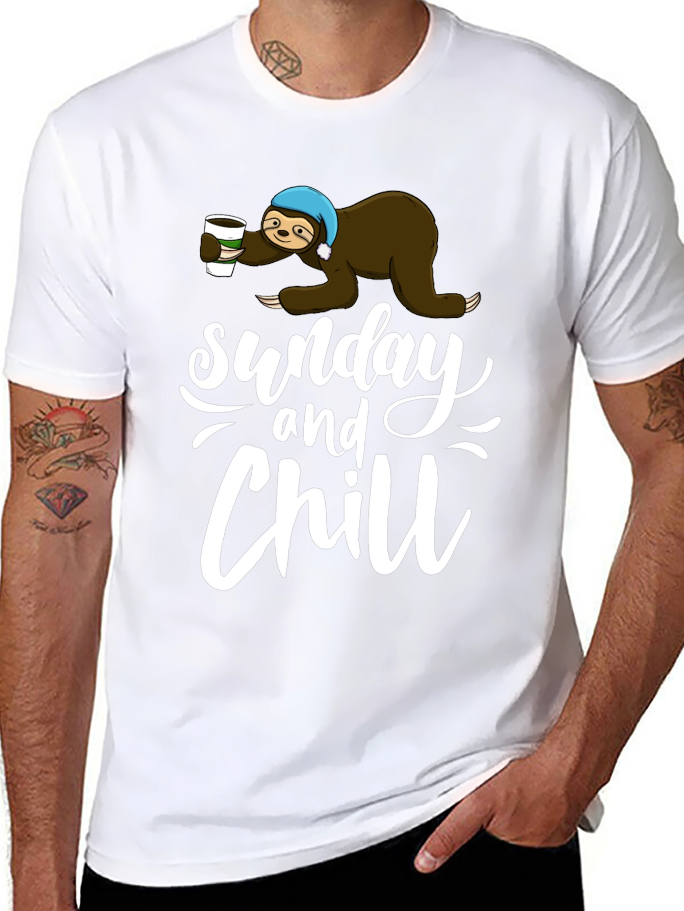 Sunday and Chill Sloth T-Shirt