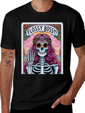 Flossy Bossy Skeleton Graphic T-Shirt
