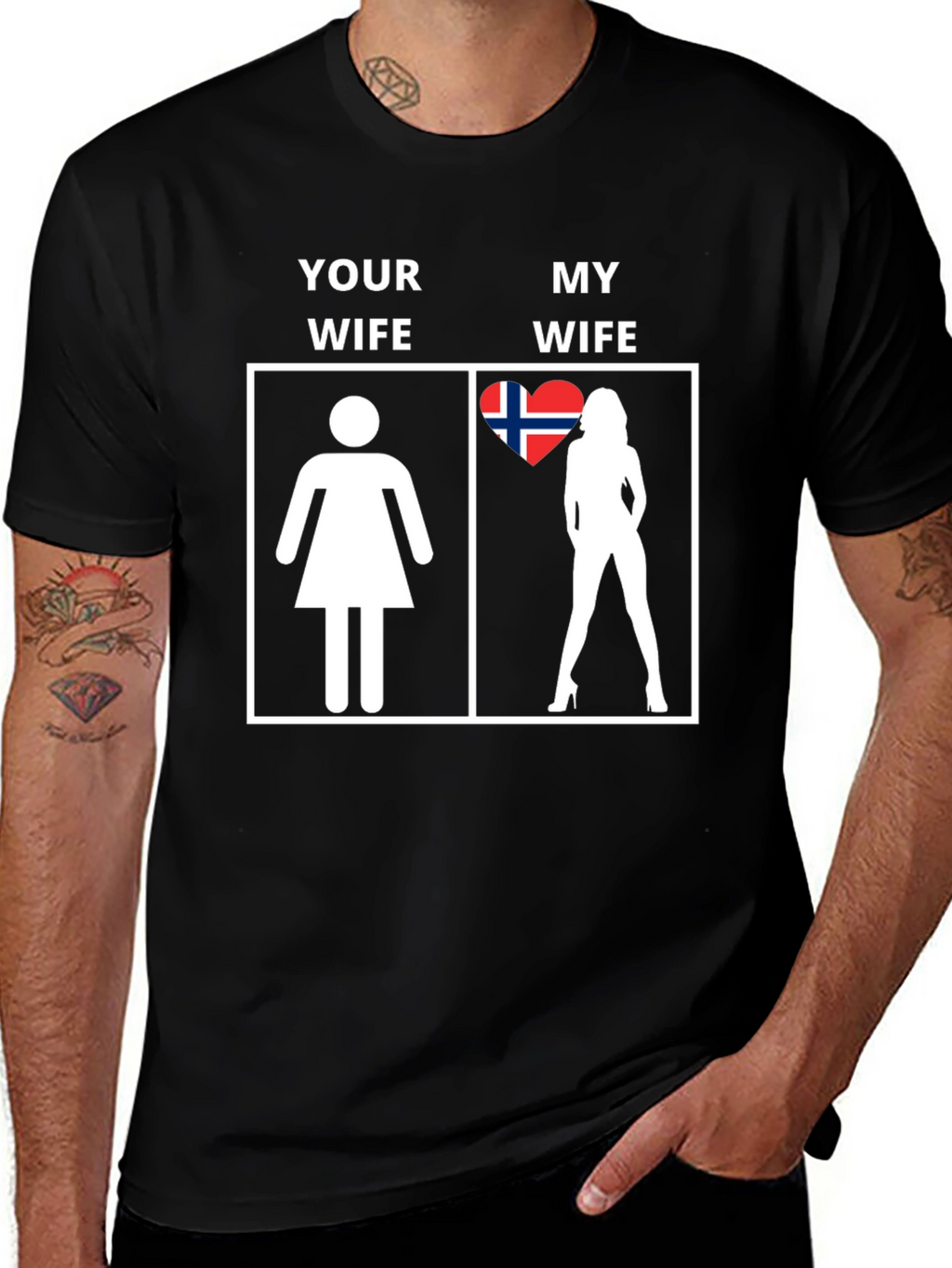 Humorous My Wife Graphic T-Shirt