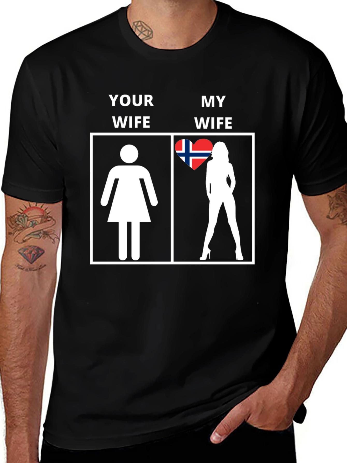 Humorous My Wife Graphic T-Shirt