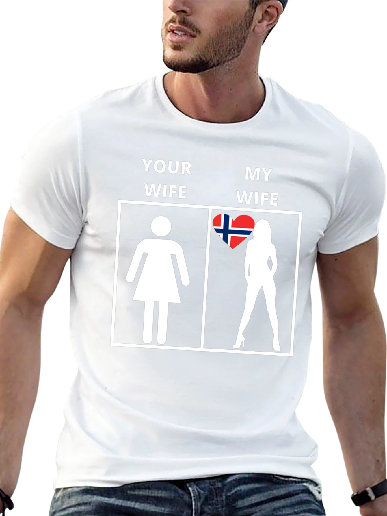 Humorous My Wife Graphic T-Shirt