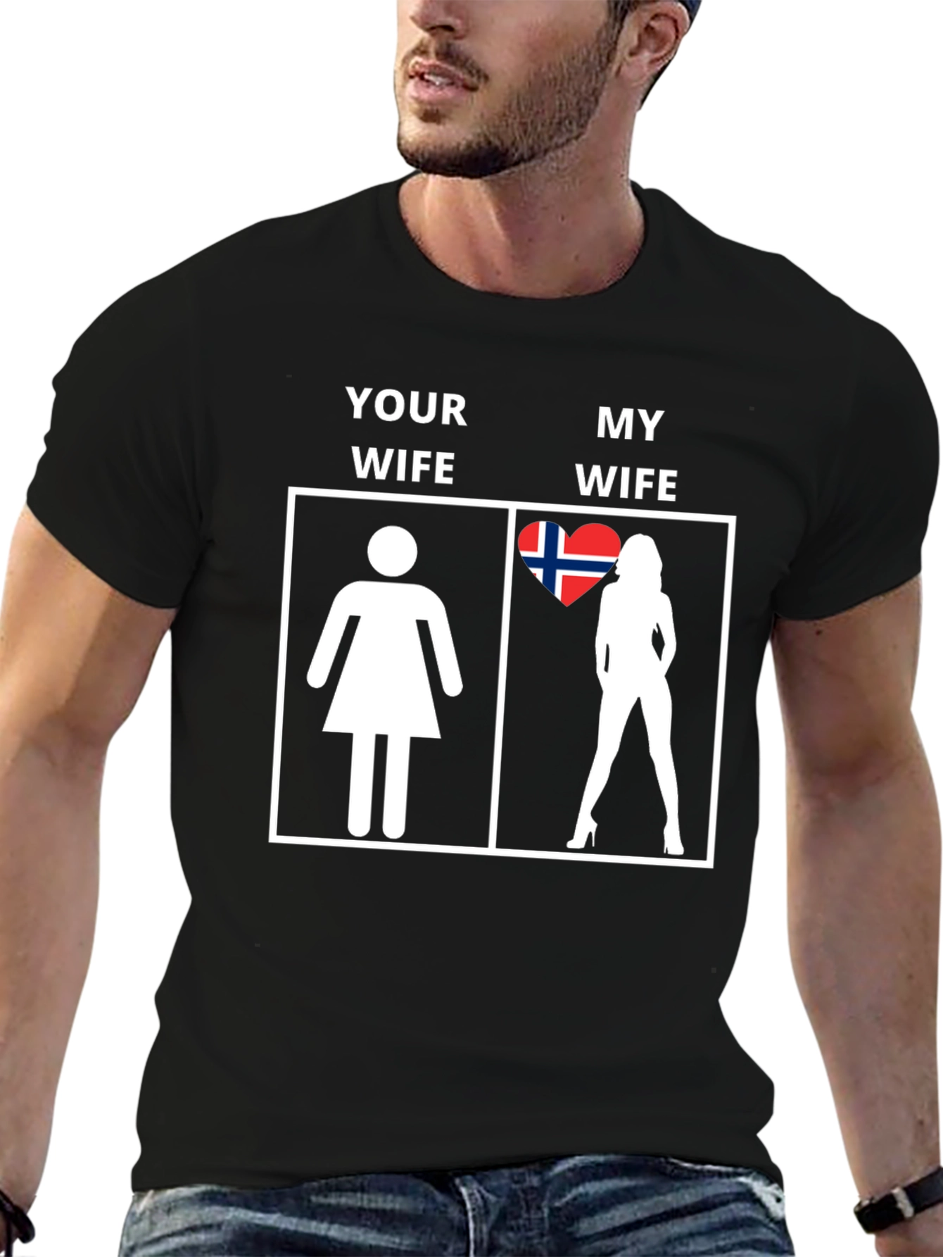 Humorous My Wife Graphic T-Shirt